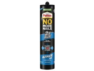 Pattex No More Nails Ultimate Flex colle de montage 390g blanc