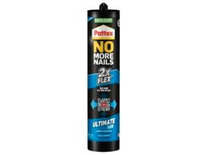 Pattex No More Nails Ultimate Flex montagelijm 390g grijs