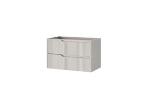 Tiger Nook wastafelkast 80cm 2 lades greige