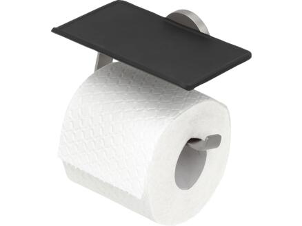 Tiger Noon porte-papier toilette avec tablette inox brossé 1