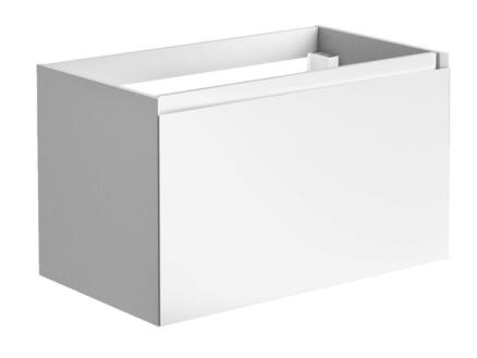 Allibert Nordik meuble lavabo 80cm tiroir à l'anglaise blanc mat 1