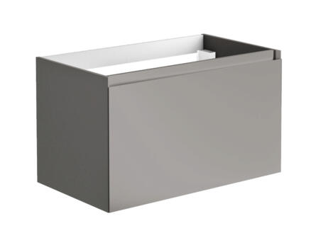 Allibert Nordik meuble lavabo 80cm tiroir à l'anglaise gris mat 1