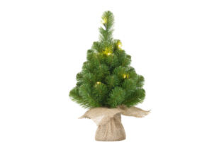 Norton sapin de Noël artificiel et illuminé 45cm + 10 lumières LED