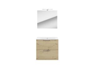 Nova Pack badkamermeubel 2 lades 60cm Artisan eik