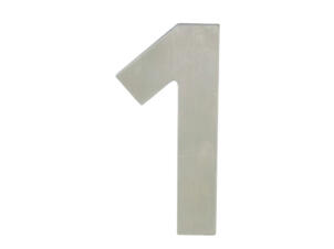Linea Bertomani Numéro de maison 1 inox 12cm