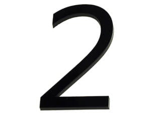 Numéro de maison 2 polyester 6cm