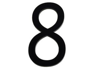 Numéro de maison 8 polyester 9cm