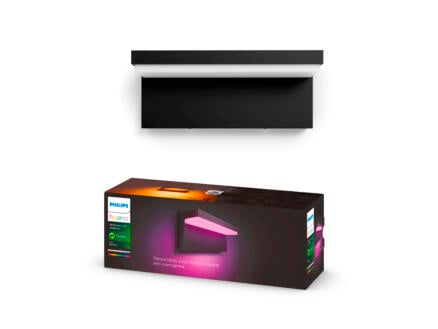 Philips Hue Nyro White and Color Ambiance LED wandlamp 13,5W dimbaar zwart