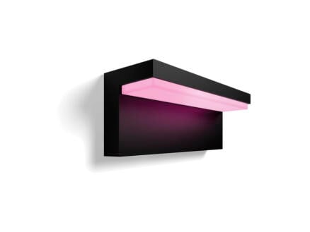 Philips Hue Nyro White and Color Ambiance applique murale extérieure LED 13,5W dimmable noir 1
