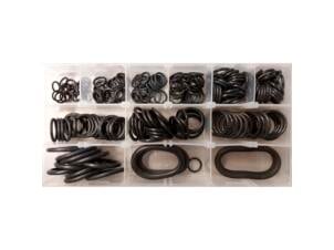 Saninstal O-ring rubber assortiment in 18-vaks doos