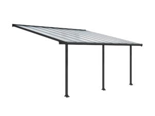 Canopia Olympia pergola 5,46x3 m transparent/gris