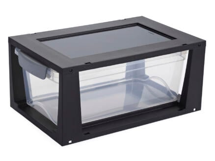 Sunware Omega tiroir de rangement 6l transparent-noir 1