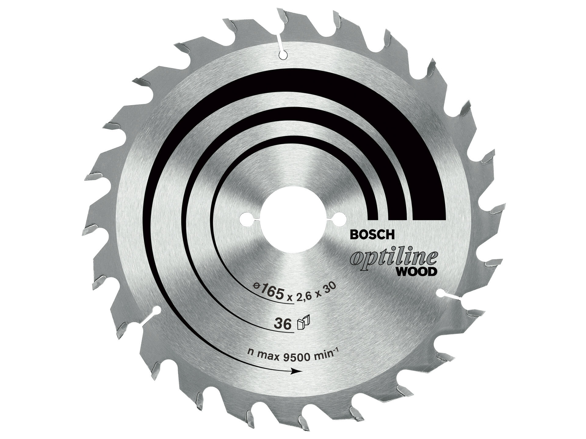 Bosch Professional Optiline cirkelzaagblad 165mm 36T hout