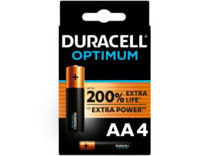 Duracell Optimum batterij alkaline AA 4 stuks