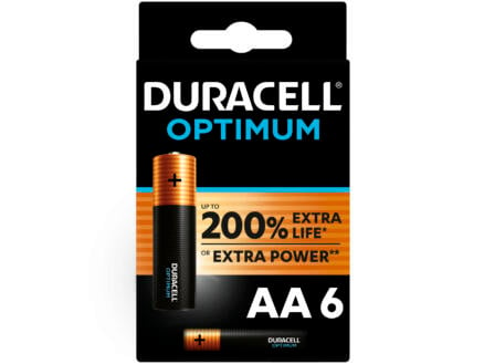 Duracell Optimum pile alcaline AA 6 pièces 1
