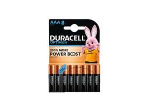 Duracell Optimum pile alcaline AAA 8 pièces