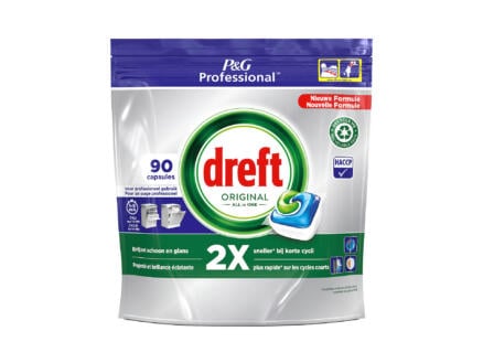 Dreft Original All-in-One vaatwastabletten 90 stuks