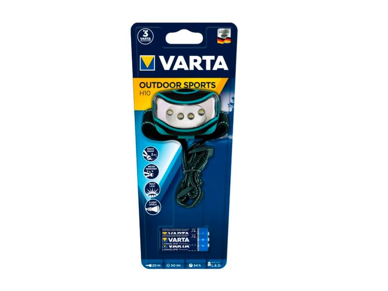 Varta Outdoor Sports H10 Pro hoofdlamp