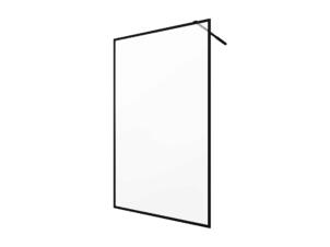 Aurlane Outline paroi de douche 120x200 cm verre transparent noir