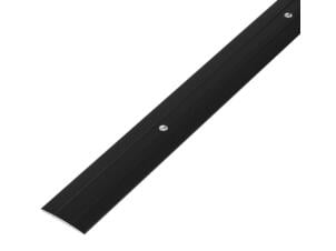 Overgangsprofiel geboord 30x1mm 90cm aluminium mat zwart