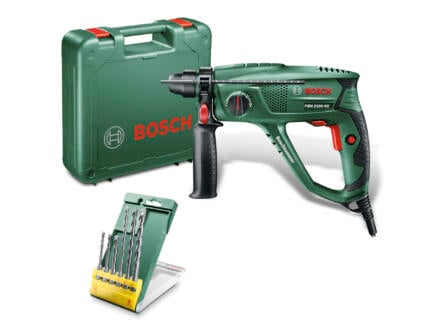 Bosch PBH 2100 RE marteau-perforateur 550W + set de forets gratuit