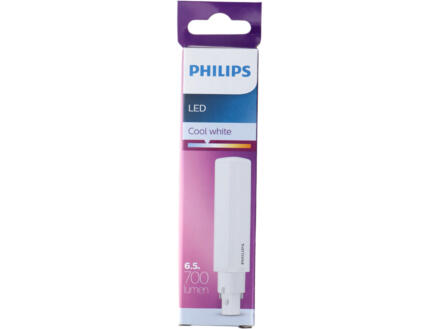 Philips PL-C tube LED G24D-2 6,5W blanc froid 1