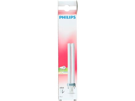 Philips PL-S Pro spaarlamp 9W 2 pins 1