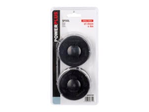 Powerplus POWACG1162 bobine double fil pour coupe-bordures 1,6mm 4m POWXG30033/30035 2 pièces