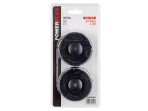 Powerplus POWACG1202 bobine double fil pour coupe-bordures 1,4mm 3m POW6012 2 pièces