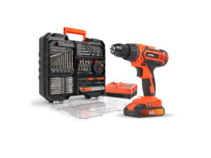 Powerplus Dual Power POWDP15300 perceuse-visseuse sans fil 20V Li-Ion + chargeur + 78 accessoires