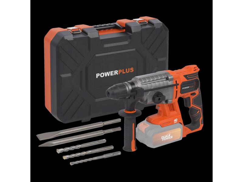 Powerplus Dual Power POWDP1570 marteau-perforateur sans fil 40V sans batterie