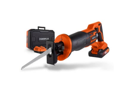 Powerplus Dual Power POWDP25111 accu reciprozaag 20V Li-Ion + lader