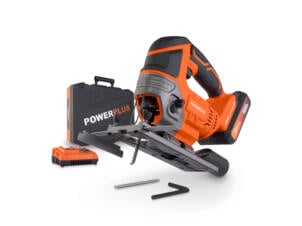 Powerplus Dual Power POWDP25310 accu decoupeerzaag 20V Li-Ion + accu en lader