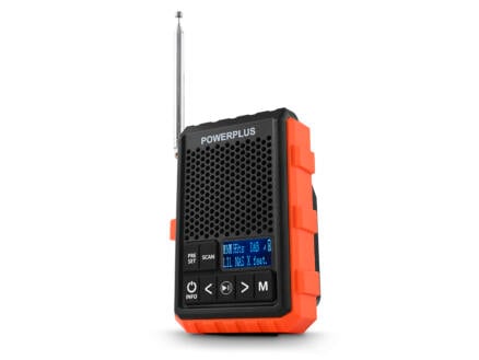 Powerplus Dual Power POWDP8070 accu werfradio/speaker 20V Li-Ion zonder accu