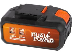 Powerplus Dual Power POWDP9037 accu 2x20 V Li-Ion 5.0/ 2.5Ah