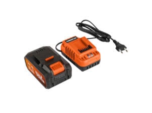 Powerplus Dual Power POWDP90640 chargeur de batterie 20V/2x20 V + batterie 40V Li-Ion 2,5Ah