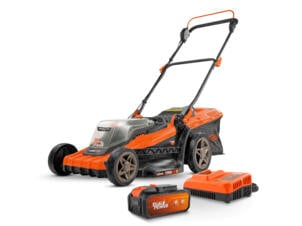 Powerplus Dual Power POWDPGLWS2 accu grasmaaier 40V Li-Ion 42cm + lader
