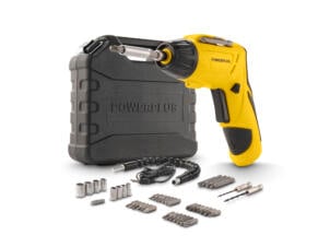 Powerplus POWX00406 visseuse sans fil 4V Li-Ion + 47 accessoires + coffre