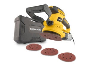 Powerplus POWX04710 excentrische schuurmachine 450W + 6 accessoires