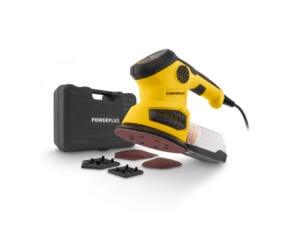 Powerplus POWX0485 multiponceuse 3-en-1 260W + 12 feuilles de ponçage