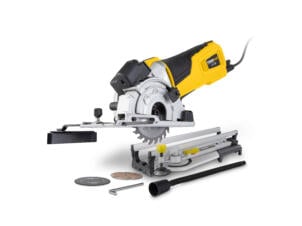 Powerplus POWX1365MB scie circulaire mini 600W 89mm + piètement