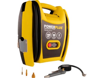 Powerplus POWX1705 compresseur 1100W sans huile 1
