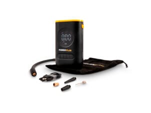 Powerplus POWX1710 luchtpomp 8V + 4 mondstukken