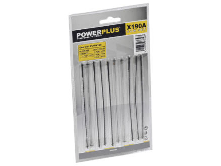 Powerplus POWX190A set de lame de scie à chantourner 10 pièces 1