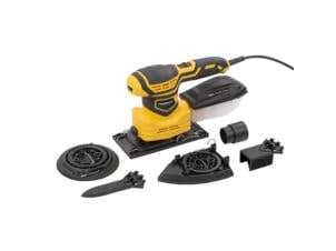 Powerplus POWXBOX026 5-in-1 handpalmschuurmachine 200W + 100 accessoires