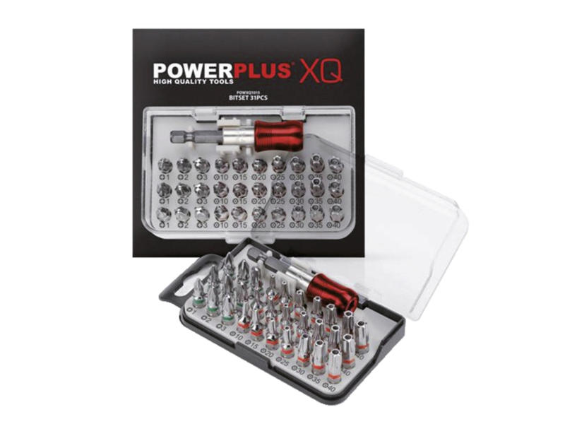 Powerplus XQ POWXQ1015 set d'embouts PZ/TX 31 pièces