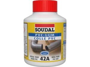 Soudal PVC-lijm 42A 100ml transparant