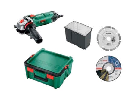 Bosch PWS 850-125 meuleuse d'angle 850W 125mm + 3 accessoires + SystemBox 1