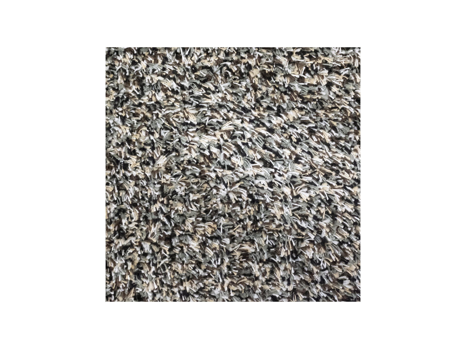 Paillasson en coton avec bord 60x90 cm gris-beige