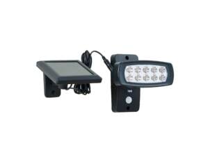 Eglo Palizzi LED wandlamp solar 2W met bewegingssensor zwart